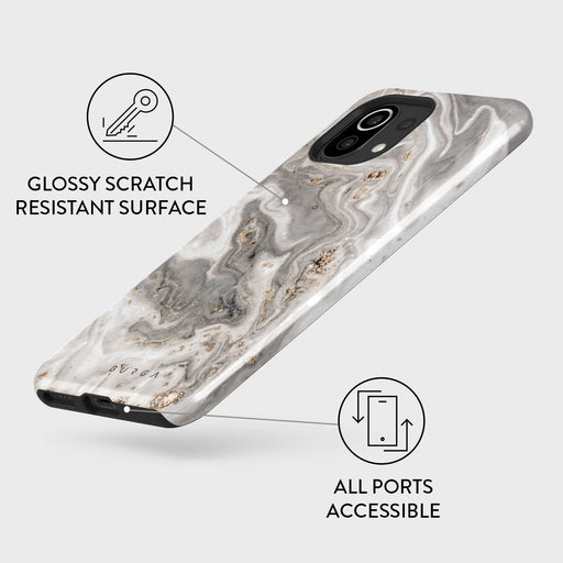 Snowstorm - Grey Marble Xiaomi 11 Lite 5G NE Case 3