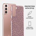 Hot Cocoa - Spotted Samsung Galaxy S21 Plus Case 2