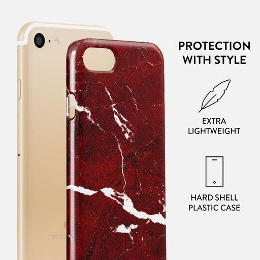 Iconic Red Ruby - Marble iPhone 7 / iPhone 8 Case 2