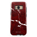 Iconic Red Ruby - Marble Samsung Galaxy S8 Case 5