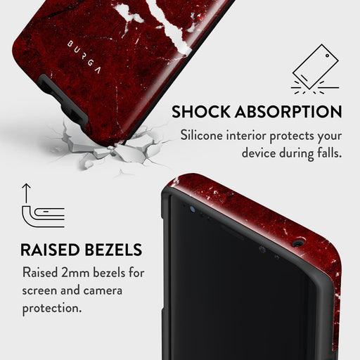 Iconic Red Ruby - Marble Samsung Galaxy S8 Case 8