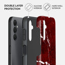 Iconic Red Ruby - Marble Samsung Galaxy A14 5G Case 2