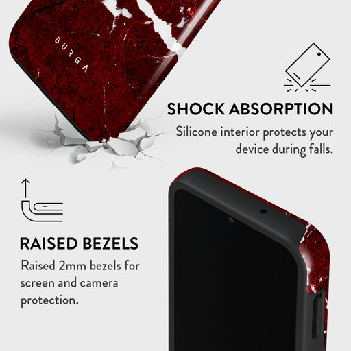 Iconic Red Ruby - Marble Samsung Galaxy A14 5G Case 4