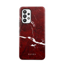 Iconic Red Ruby - Marble Samsung Galaxy A53 Case 1