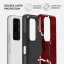 Iconic Red Ruby - Marble Xiaomi 11T / 11T Pro Case 2
