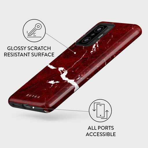 Iconic Red Ruby - Marble Xiaomi 11T / 11T Pro Case 3