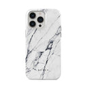 Satin White - Marble iPhone 14 Pro Case