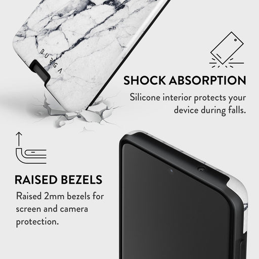 Satin White - Marble Samsung Galaxy S20 FE 4G / 5G Case 8