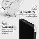 Satin White - Marble Samsung Galaxy A13 4G Case 4