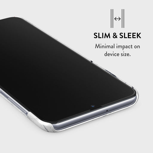 Satin White - Marble Samsung Galaxy A50 Case 4