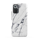 Satin White - Marble Xiaomi Redmi Note 10 Pro Case 1