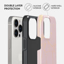 Peachy Gold - Pink Marble iPhone 13 Pro Max Case 6