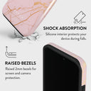 Peachy Gold - Pink Marble iPhone 13 Pro Max Case 8