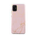 Peachy Gold - Pink Marble Samsung Galaxy A51 4G Case 5
