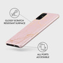 Peachy Gold - Pink Marble Samsung Galaxy A51 4G Case 7