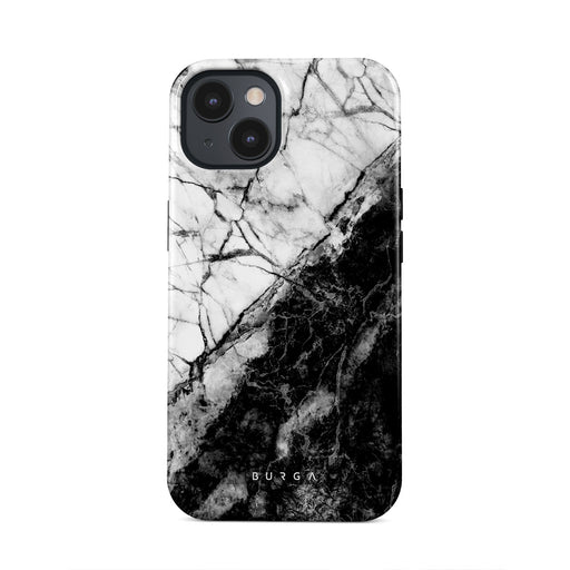 Fatal Contradiction - Black & White Marble iPhone 14 Plus Case 5