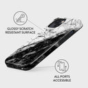 Fatal Contradiction - Black & White Marble iPhone 14 Plus Case 7