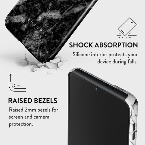 Fatal Contradiction - Black & White Marble Samsung Galaxy S21 Case 8