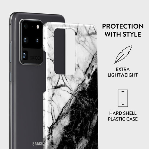 Fatal Contradiction - Black & White Marble Samsung Galaxy S20 Ultra 4G / 5G Case 2