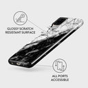 Fatal Contradiction - Black & White Marble Samsung Galaxy A12 4G Case 7
