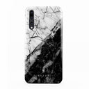 Fatal Contradiction - Black & White Marble Huawei P20 Case