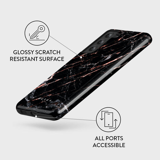 Rose Gold Marble - Samsung Galaxy S21 FE Case 3