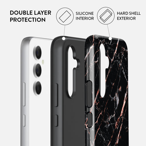 Rose Gold Marble - Samsung Galaxy A54 Case 2