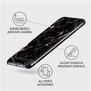 Rose Gold Marble - Samsung Galaxy A70 Case 3