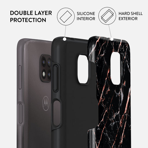 Rose Gold Marble - Motorola Moto G Power 2021 Case 2