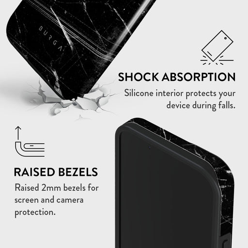 Noir Origin - Black Marble iPhone 14 Plus Case 8