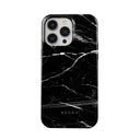 Noir Origin - Black Marble iPhone 14 Pro Case 5