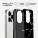 Noir Origin - Black Marble iPhone 14 Pro Case 6