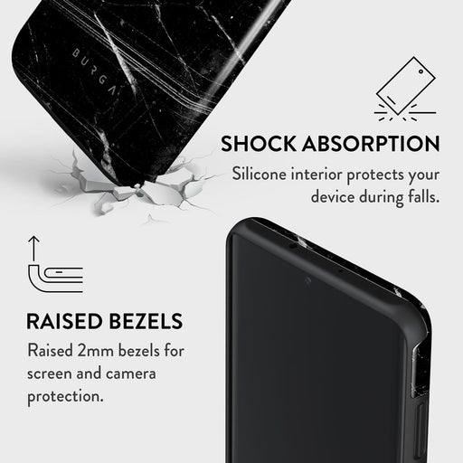 Noir Origin - Black Marble Huawei P30 Lite Case 8