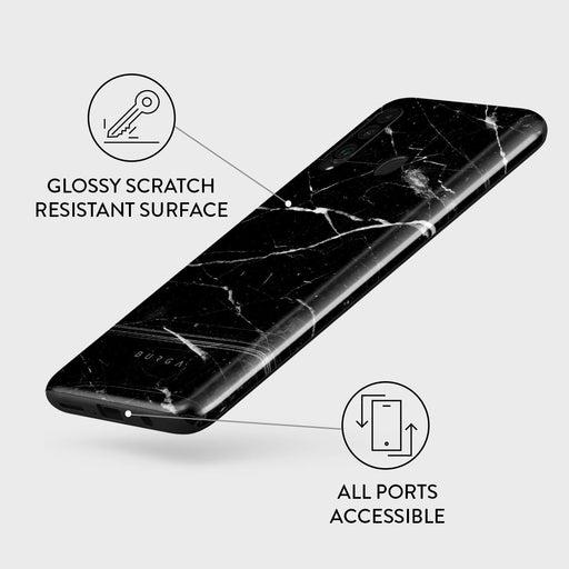 Noir Origin - Black Marble Huawei P30 Lite Case 7