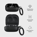 Noir Origin - Black Marble Samsung Galaxy Buds Pro 2 Case 4