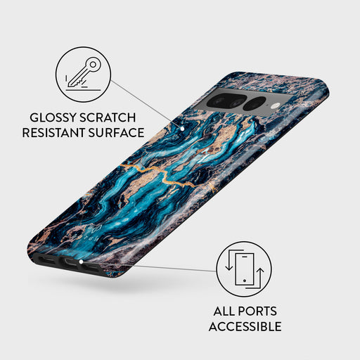 Mystic River - Blue Marble Google Pixel 7 Pro Case 3