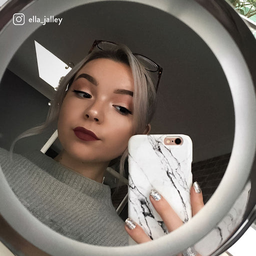 Satin White - Marble Samsung Galaxy A50 Case 8