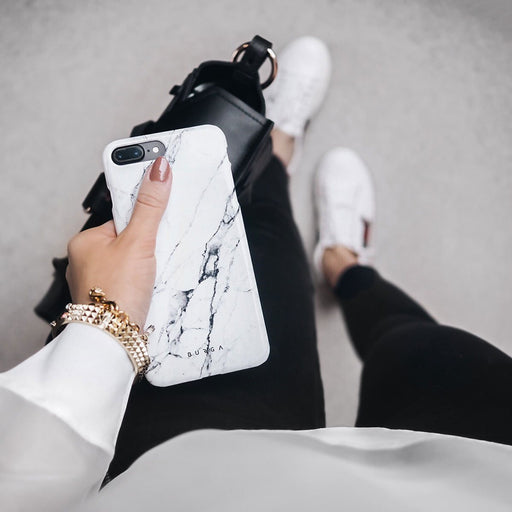 Satin White - Marble Samsung Galaxy Note 20 4G / 5G Case 9