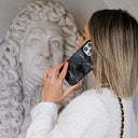 Noir Origin - Black Marble iPhone 14 Pro Case 24