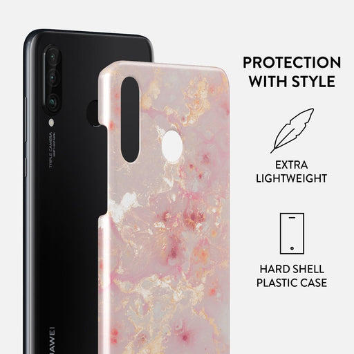 Golden Coral - Pink Huawei P30 Lite Case 2