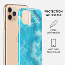 Ocean Waves - Blue iPhone 11 Pro Max Case 2