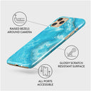 Ocean Waves - Blue iPhone 11 Pro Max Case 3