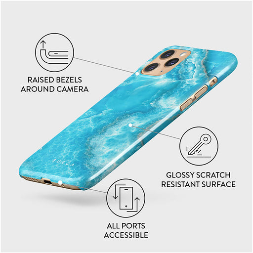 Ocean Waves - Blue iPhone 11 Pro Max Case 3