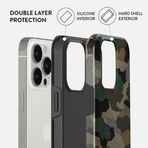 Tropical Green Camo - iPhone 14 Pro Max Case 6