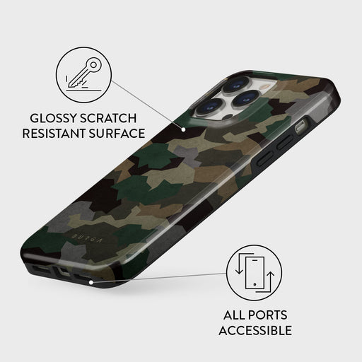 Tropical Green Camo - iPhone 14 Pro Max Case 7