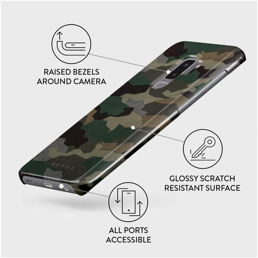 Tropical Green Camo - Samsung Galaxy S9 Plus Case 3