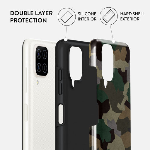 Tropical Green Camo - Samsung Galaxy A12 4G Case 6