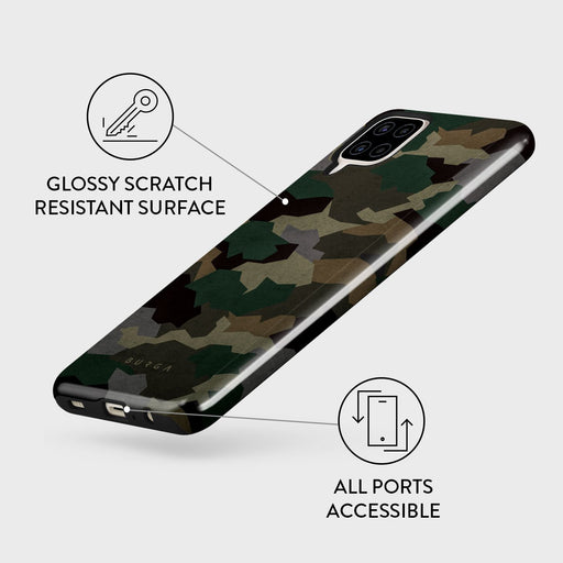 Tropical Green Camo - Samsung Galaxy A12 4G Case 7