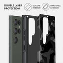 Night Black Camouflage - Samsung Galaxy S23 Ultra Case 4