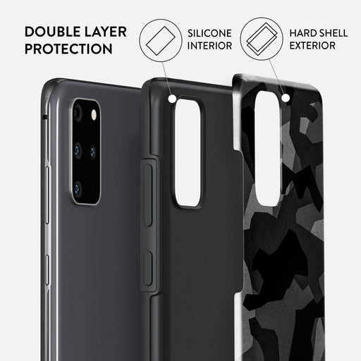 Night Black Camouflage - Samsung Galaxy S20 Plus 4G / 5G Case 6